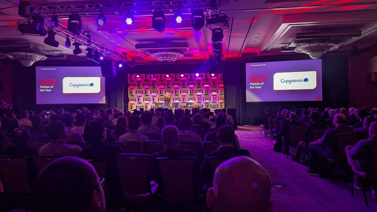 Luca Berton presenting at Red Hat Summit 2026