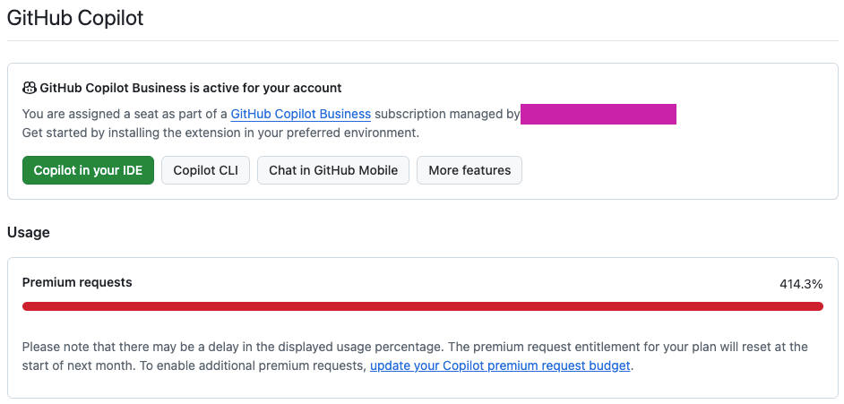 GitHub Copilot Business 400%